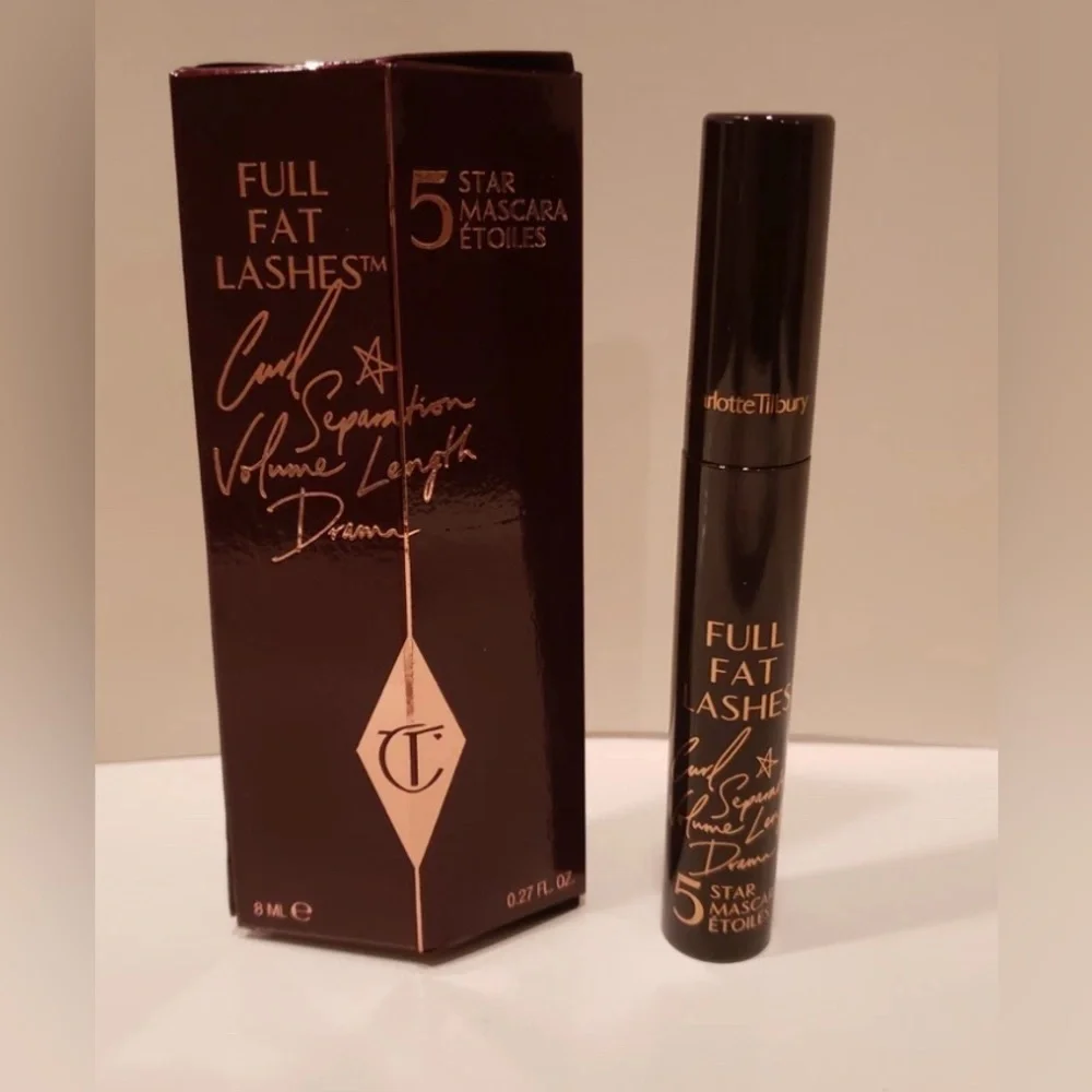 Charlotte Tilbury Full Fat Lashes 5 Star Mascara Glossy Black 0.27 Oz / 8ml NIB